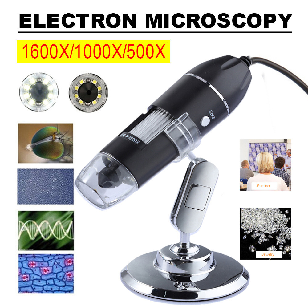 1600X Wire Microscope Camera Magnifier USB Digital for Android Phone Mac Windows