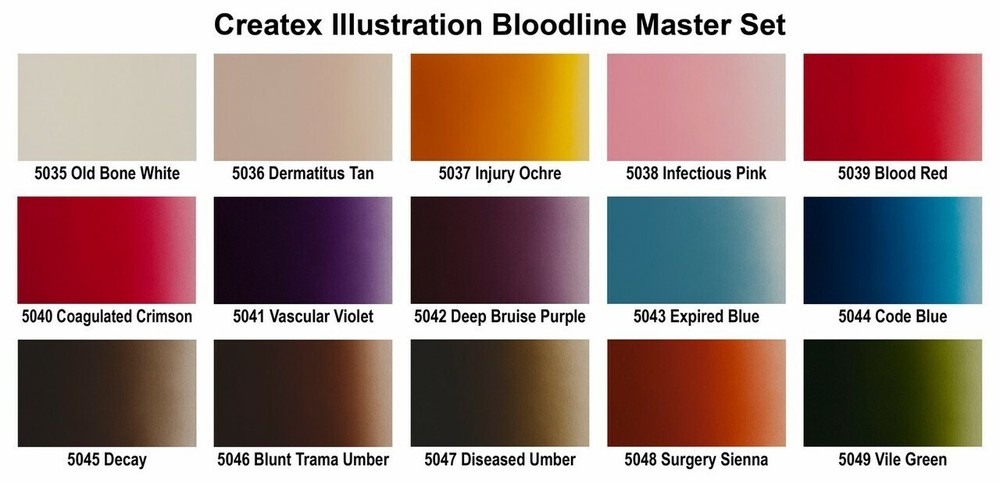 Createx Illustration Bloodline Master Set 2oz