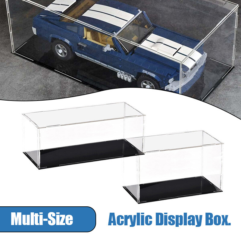 Clear Acrylic Display Case Action Figures Model Showcase Dustproof Assemble Box