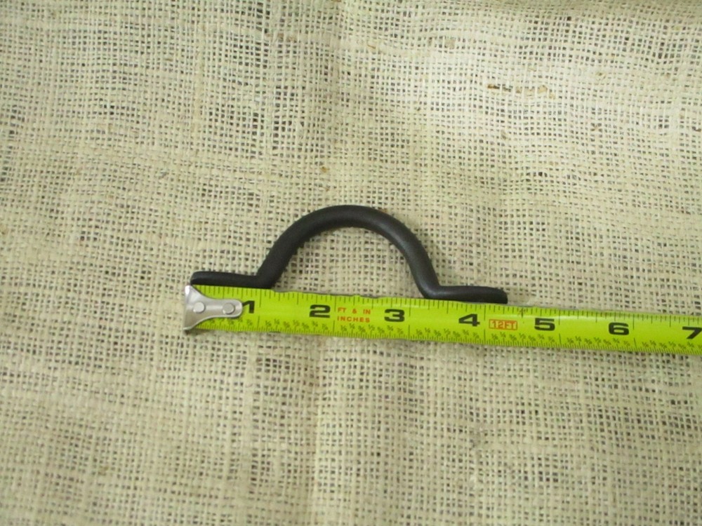 5 HAND FORGED IRON DRAWER BIN PULLS 4 1/4" LONG CABINET HANDLES KITCHEN BATH