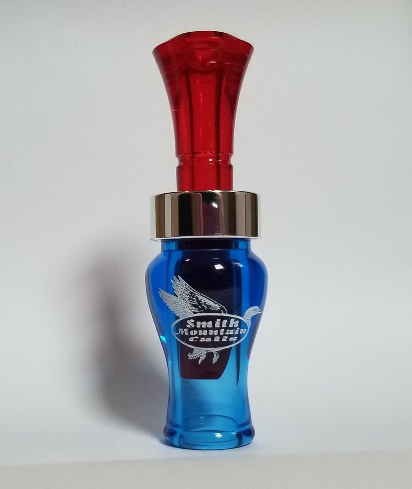Smith Mountain Calls Blue Acrylic Duck Call With Poly Insert