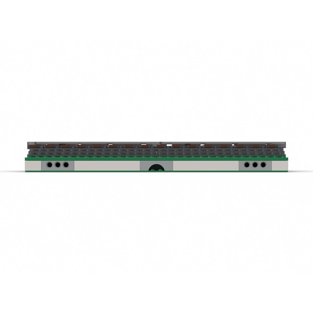 MOC-117830 MILS Basic Terrain Module for Rails Track (16 x 32) 182 Pieces