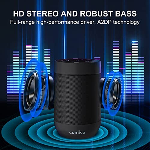 Bluetooth Speaker, Portable Bluetooth Speakers with Wireless Stereo Pairing,