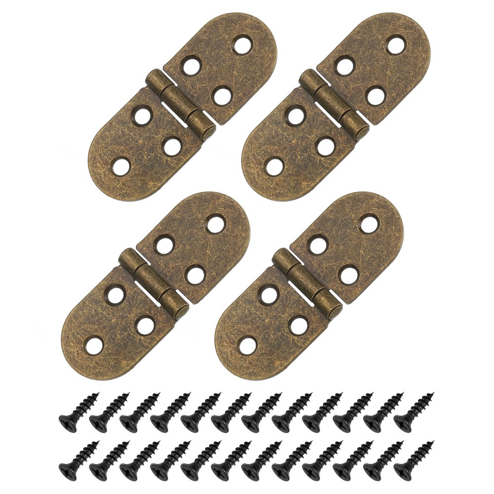 Folding table hinge 4pcs 270° bronze screws