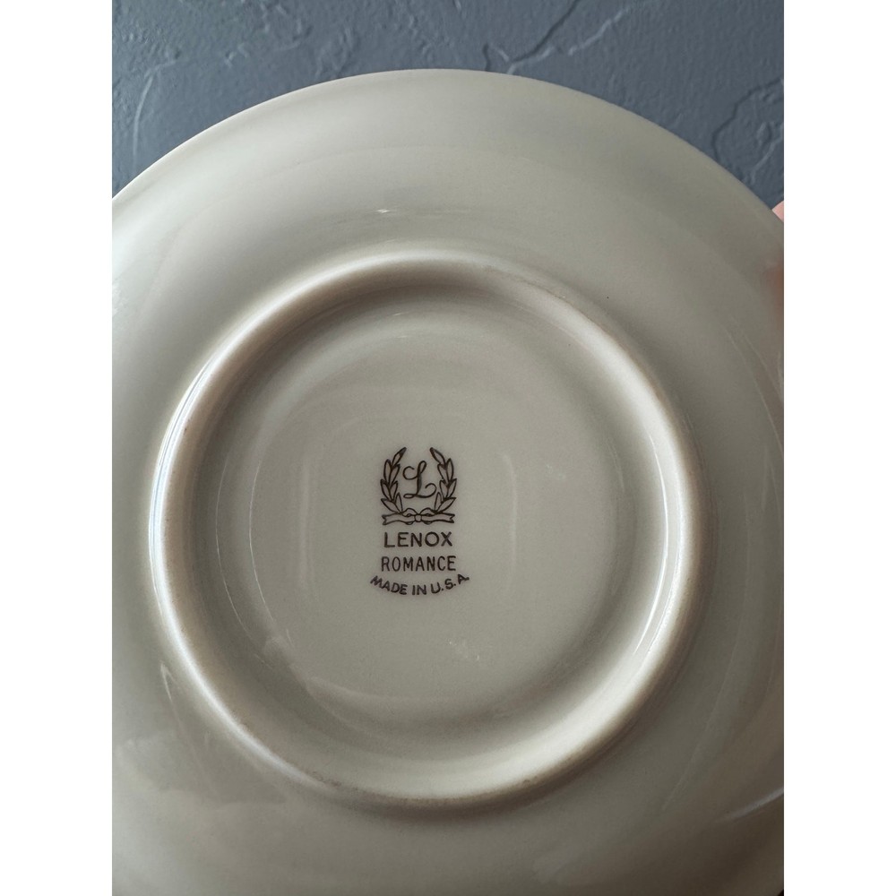 Lenox Romance Footed Cup & Saucer set