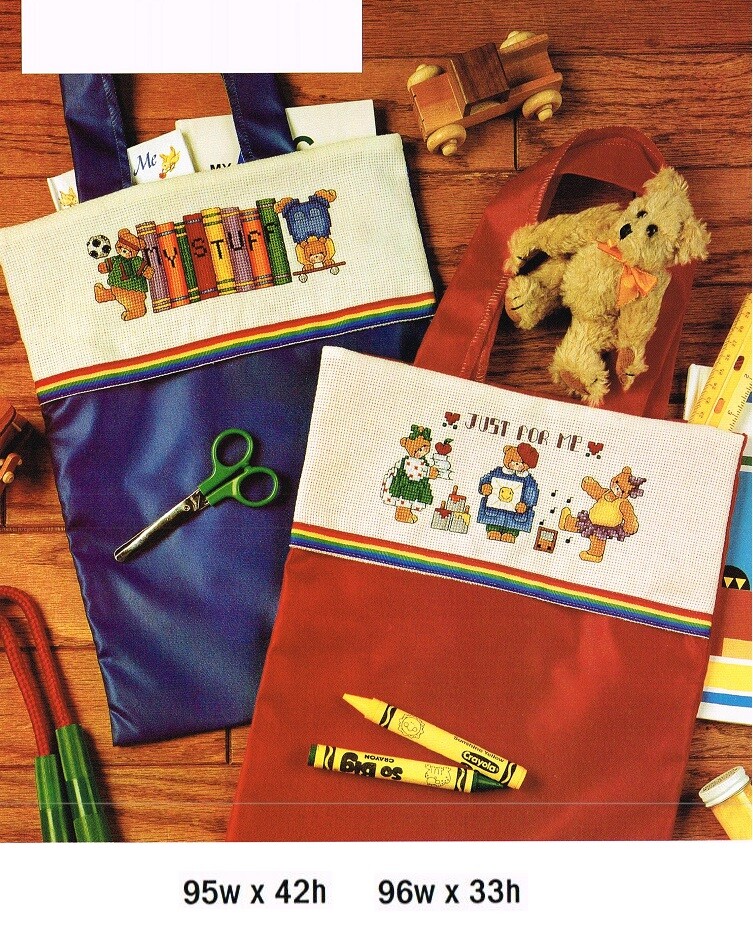 TERRIFIC TOTES  CROSS STITCH PATTERN ONLY  -  4B15