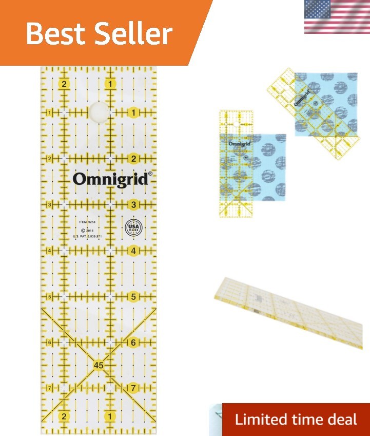 Ruler, 2-1/2 x 8-Inch, Clear