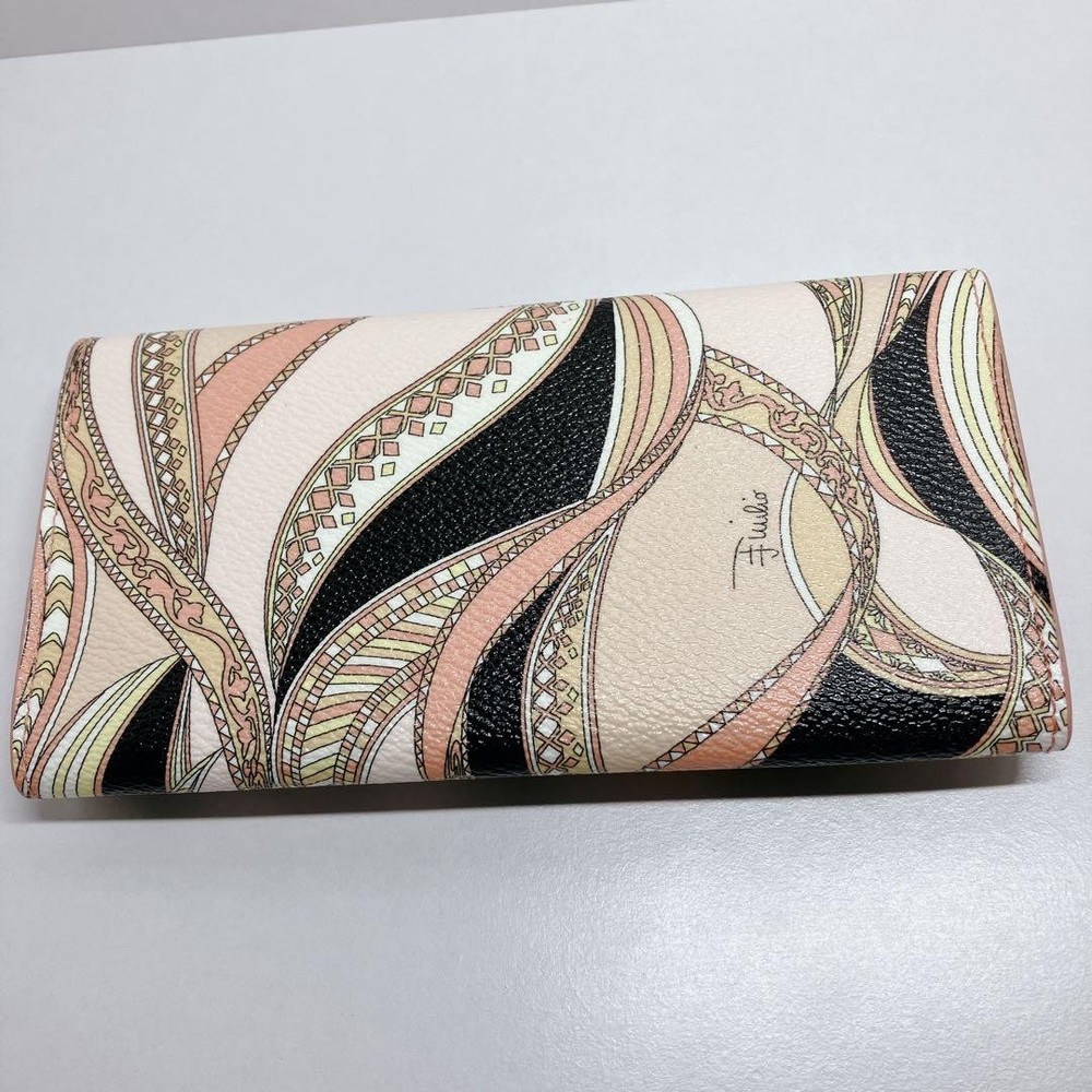 Emilio Pucci Long Wallet Multicolor