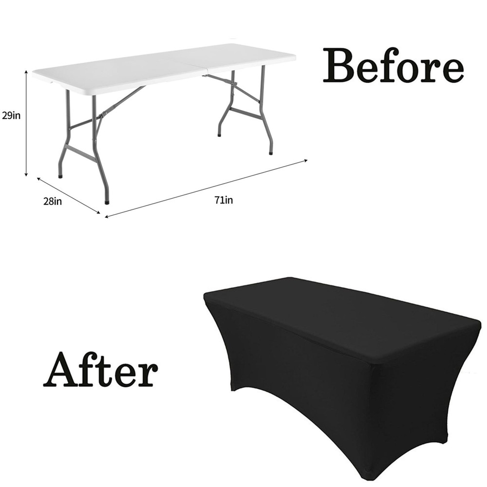 4FT Plastic Folding Table, Shooting Table, HDPE Portable Picnic Table-FGQA