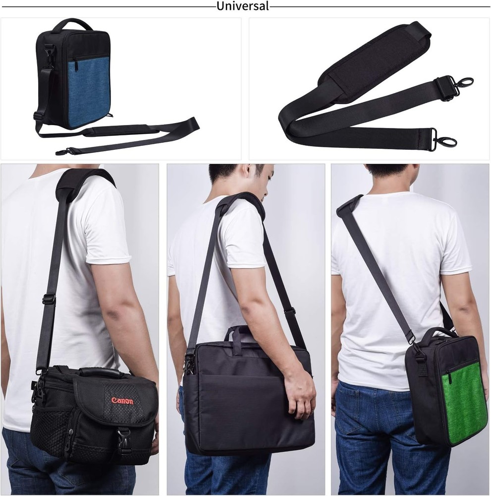 Universal Shoulder Strap Replacement Luggage Duffle Bag Strap Detachable Soft Pa