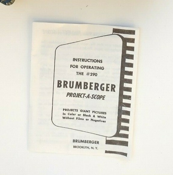 Brumberger Project-A-Scope Projector w/ Original Box