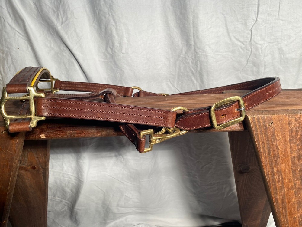 Presentation Leather Halter For Horse Size!