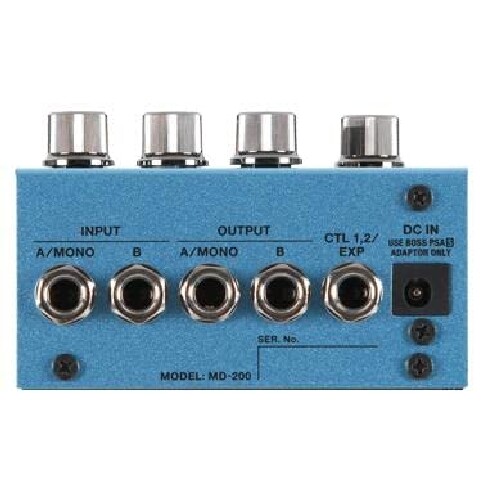 Boss MD-200 Modulation Guitar Effector Pedal Blue Compact Size Simple operation
