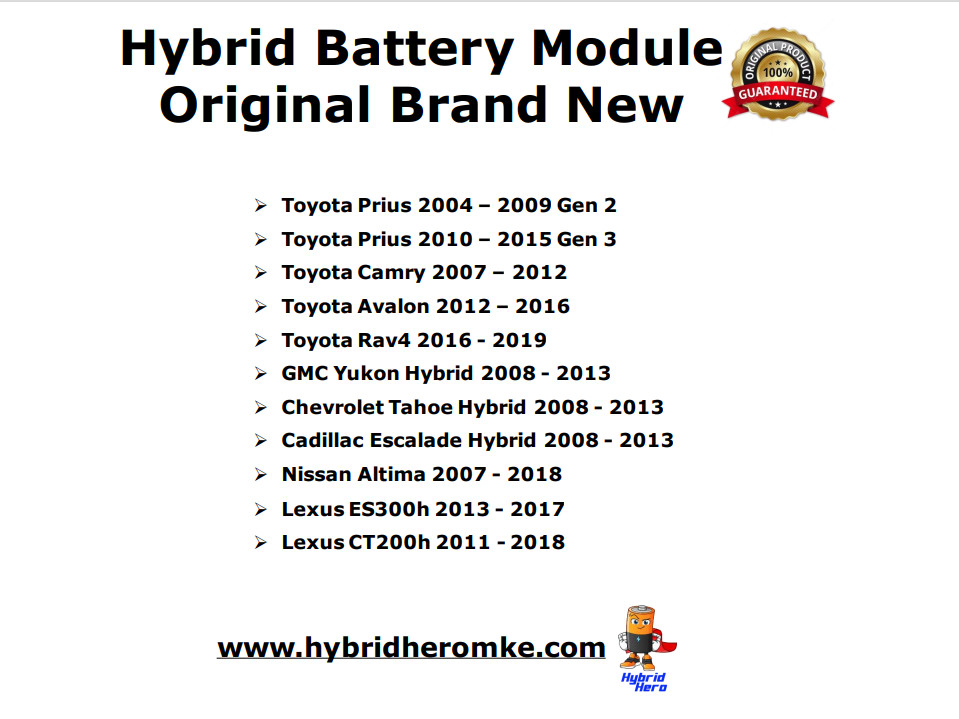 NEW Hybrid Battery Module 6Pack Lexus CT200h 2011 - 2018