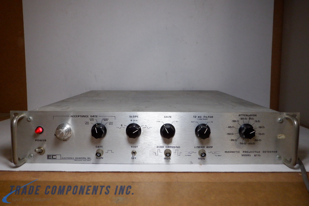 ELECTRONIC COUNTER, MAGNETIC PROJECTILE DETECTOR MODEL 6115