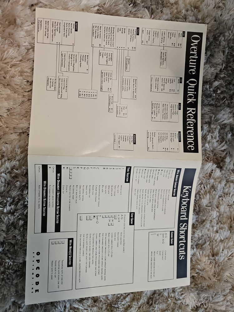 Opcode Overture Academic Edition Box Set Manuals Disks Vintage Music Software