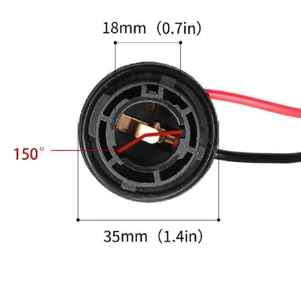 Wire LED Resistor Canceler Flash Error Decoder 1156 S Rear Turn Signal Stock