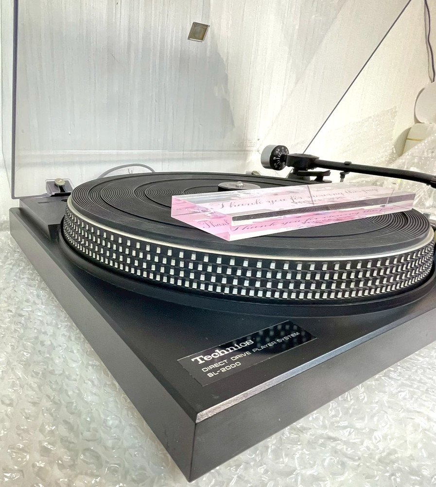 Technics SL-2000 Direct Drive Turntable Record Player Tested Japan
