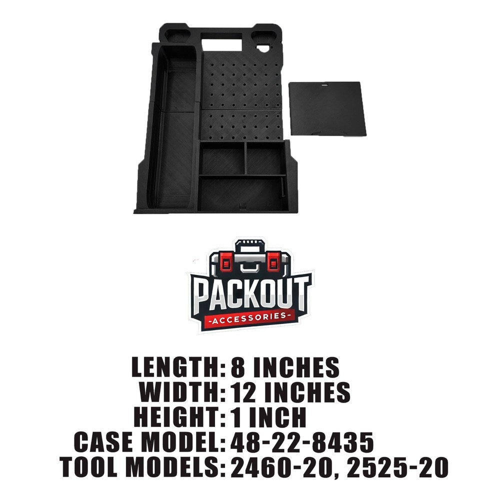 M12 Rotary Tool Organizer for Milwaukee Compact Packout