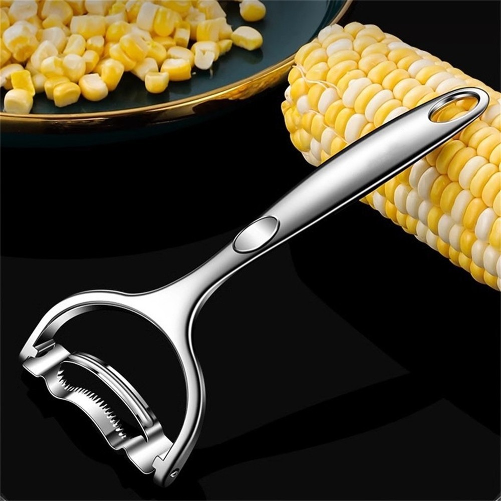 Heavy Duty Stainless Steel Corn Cob Stripping Tool for Fast Kernel Removal