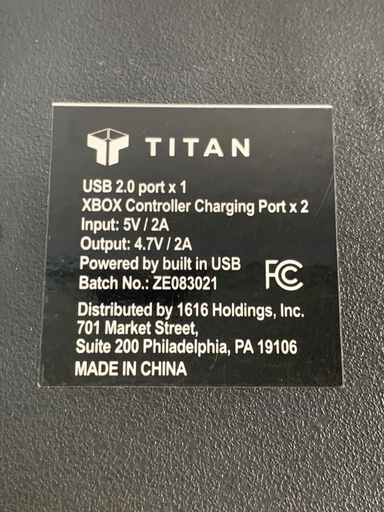 Titan Controller Charging/Cooling Dock For Xbox Series X/S