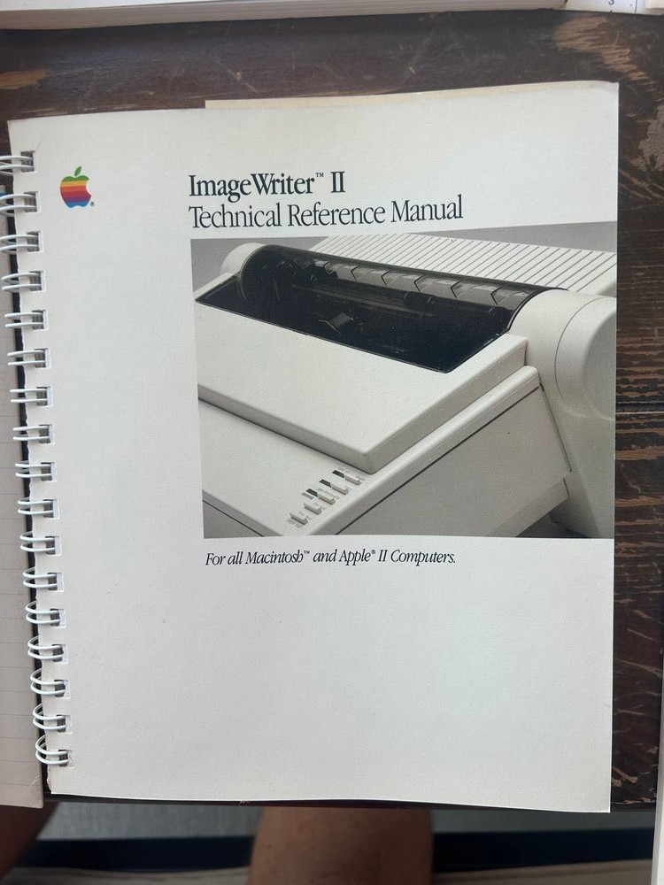 Apple ImageWriter II Accessory Kit w/ Manuals, Cables & Diskware Vintage