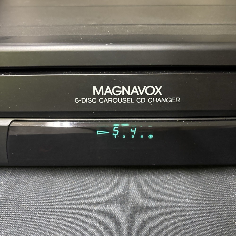 Magnavox 5-Disc Carousel CD Changer CDC725 No Remote EUC Tested Working