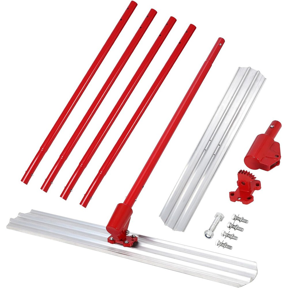 Bull Float Concrete Float Tool 48x8 in Concrete Tool Trowel Handle & Bracket US