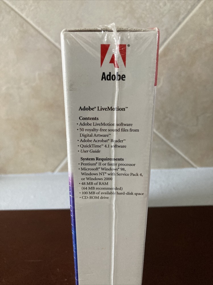 Adobe GoLive Motion Bundle 1.0.1 Education Version For Windows And Macintosh New