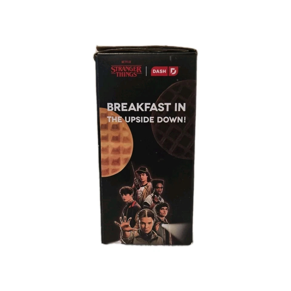 NEW DASH STRANGER THINGS MINI WAFFLE MAKER LIMITED EDITION NETFLIX WAFFLE MAKER