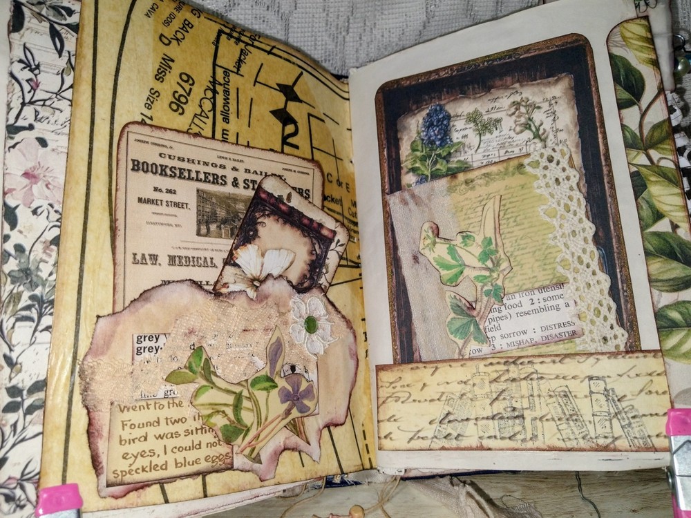 Eclectic Altered Book / Junk Journal