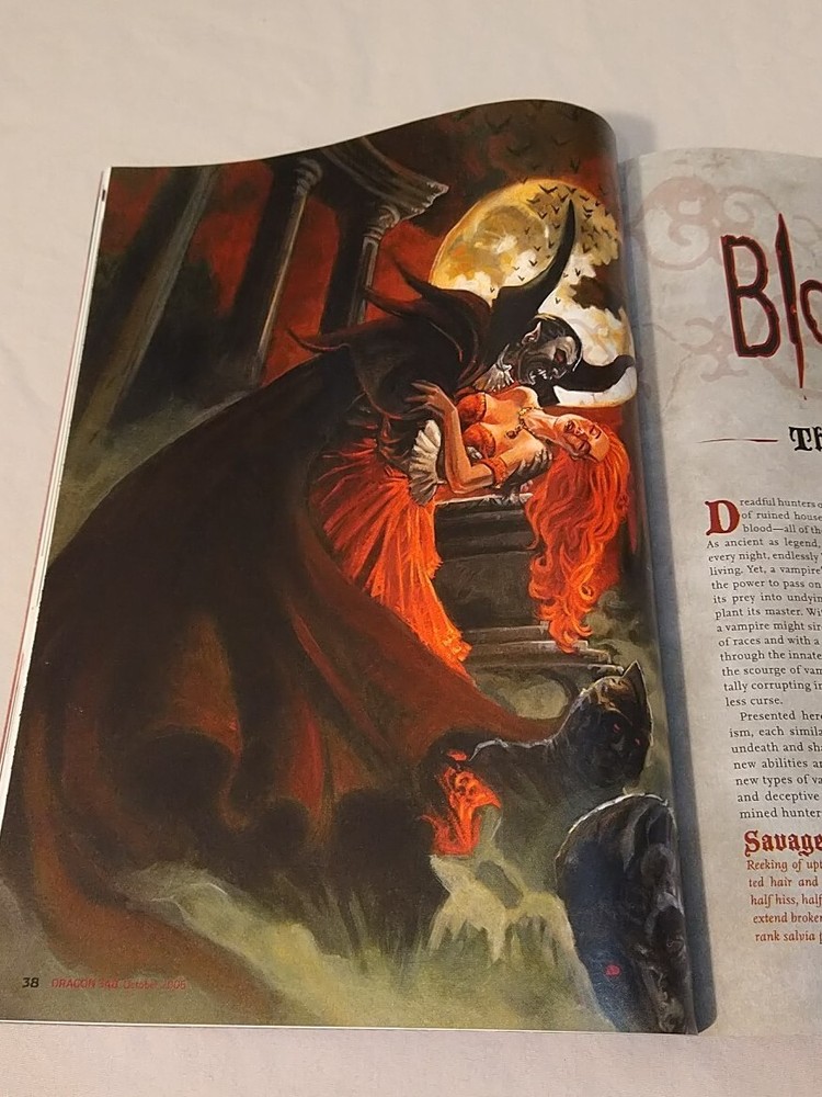 Dungeons and Dragons Dragon Magazine #348 Fine Condition Vecna!