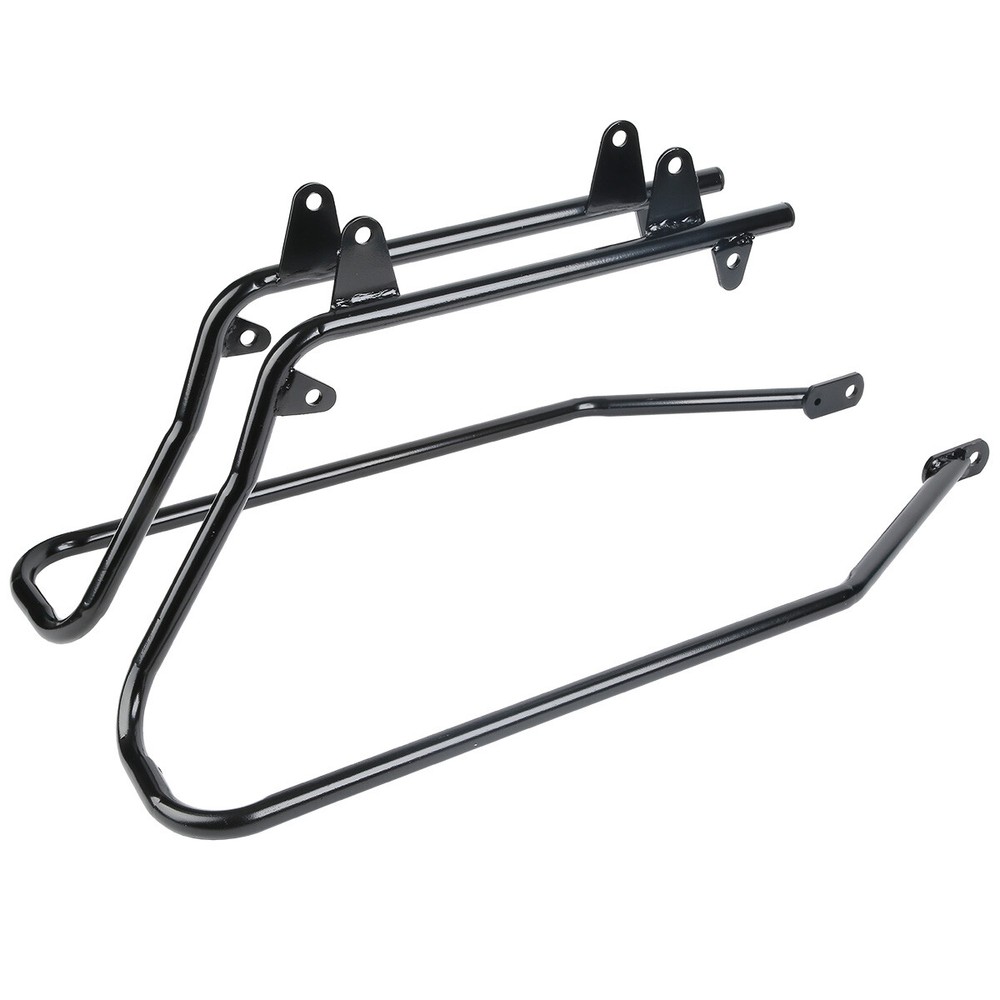 Saddlebag Black Latch Conversion Bracket Fit For Harley Softail Fatboy 1984-2017