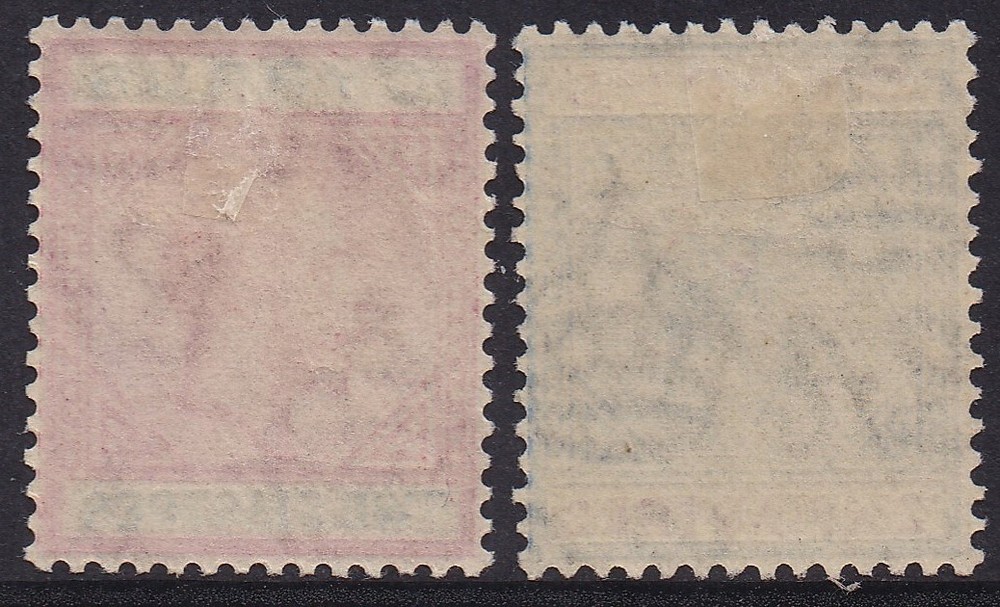 CYPRUS 1921 KGV 2PI AND 23/4PI WMK MULTI SCRIPT CA