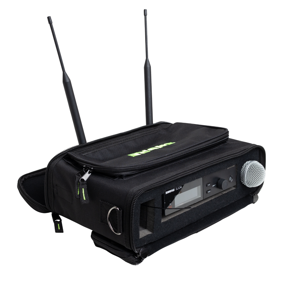 Shure by Gator Padded Wireless System Solution Bag for (1) Wireless Mic System