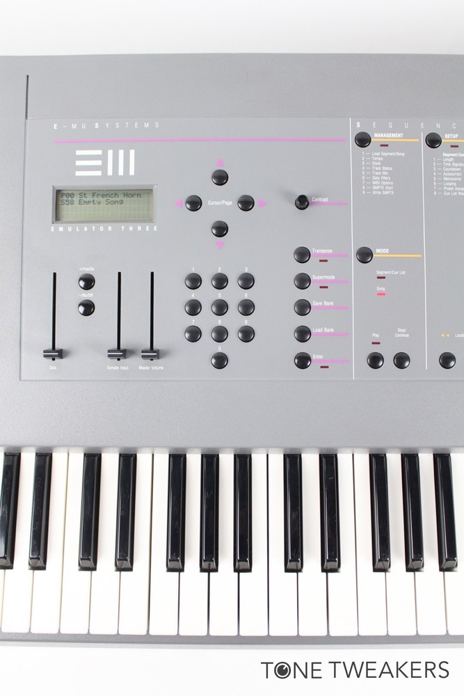Emu EIII Emulator 3 Three REFURBISHED Sampler Keyboard VINTAGE SYNTH DEALER