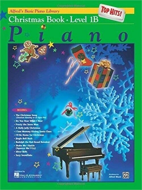 Alfred's Basic Piano Course: Top Hits! Christmas Book 1B