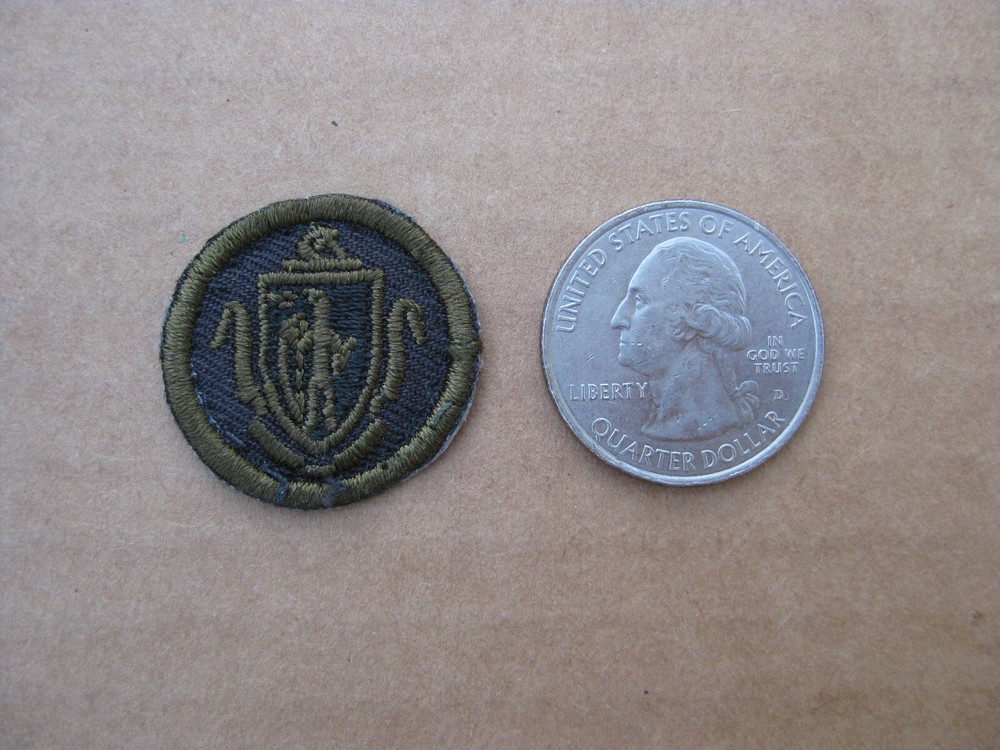 Original MASSACHUSETTS ENVIRONMENTAL POLICE SMALL COLLAR PATCH