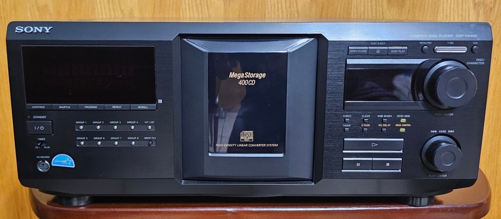 DEFECTIVE Sony CDPCX400 400 CD Disc Changer G3D