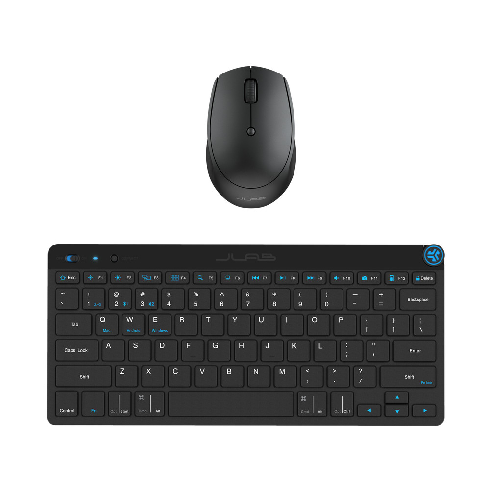 JLab - GO Bundle - GO Mouse and Keyboard Set - Black