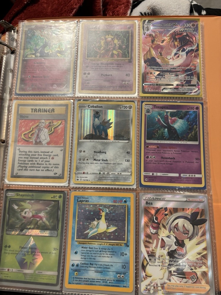 Pokemon Cards In Binder