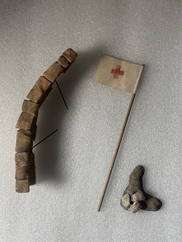 WWll. STONES WALL. RED CROSS