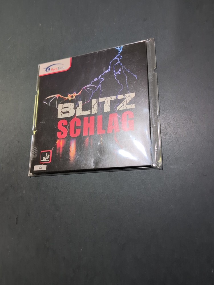Spinlord Blitzschlag Long Pip Ox Black Rubber