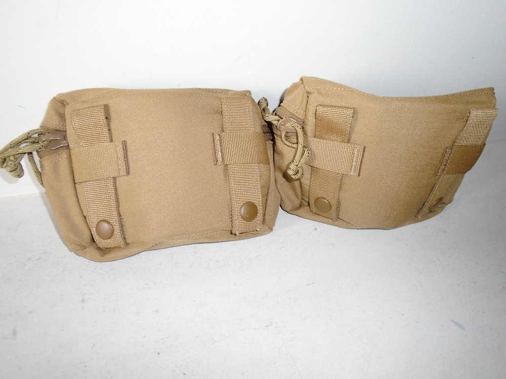 Propper USMC Coyote MOLLE Small Reversible Pouch Corpsman Assault System (2-PACK