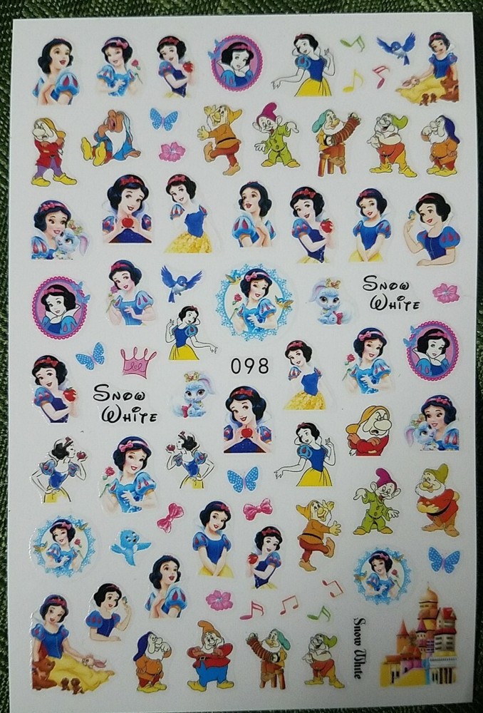 Snow White Nail Stickers