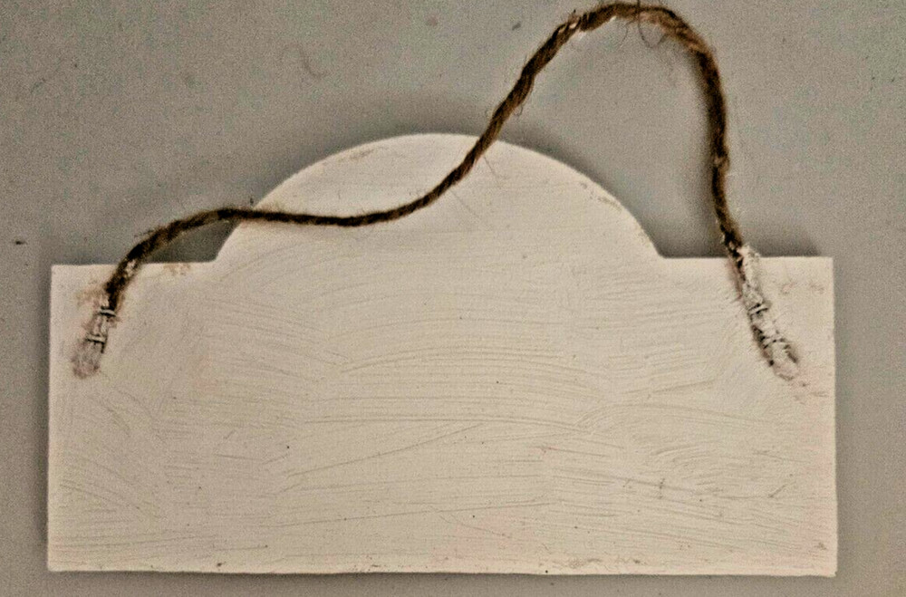 Hanging White Sign / Ready To Be Painted/ DIY Craft/ Easter Decor