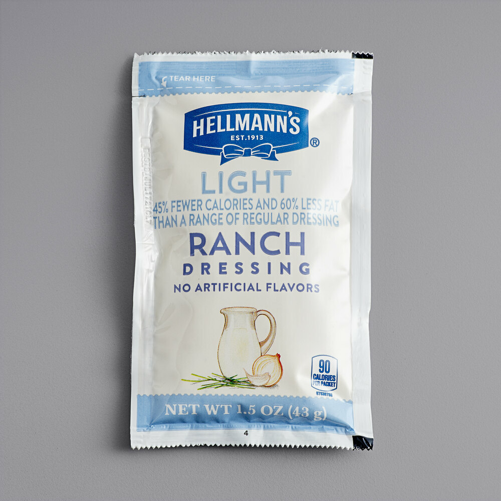Hellmann's 1.5 oz. Salad Dressing 102/Case ( select flavor below)