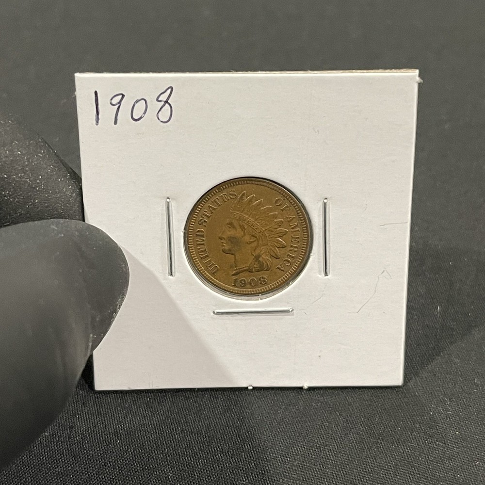 1908 Indian Head Cent (VF-XF) VERY NICE COIN!!