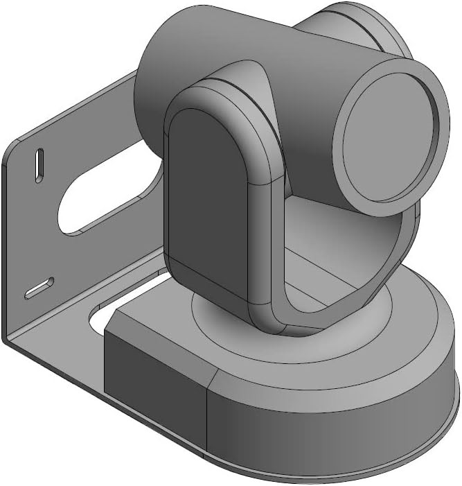 2 Pack PTZ Camera Wall Mount Bracket Black for Most Centre Mount Steel