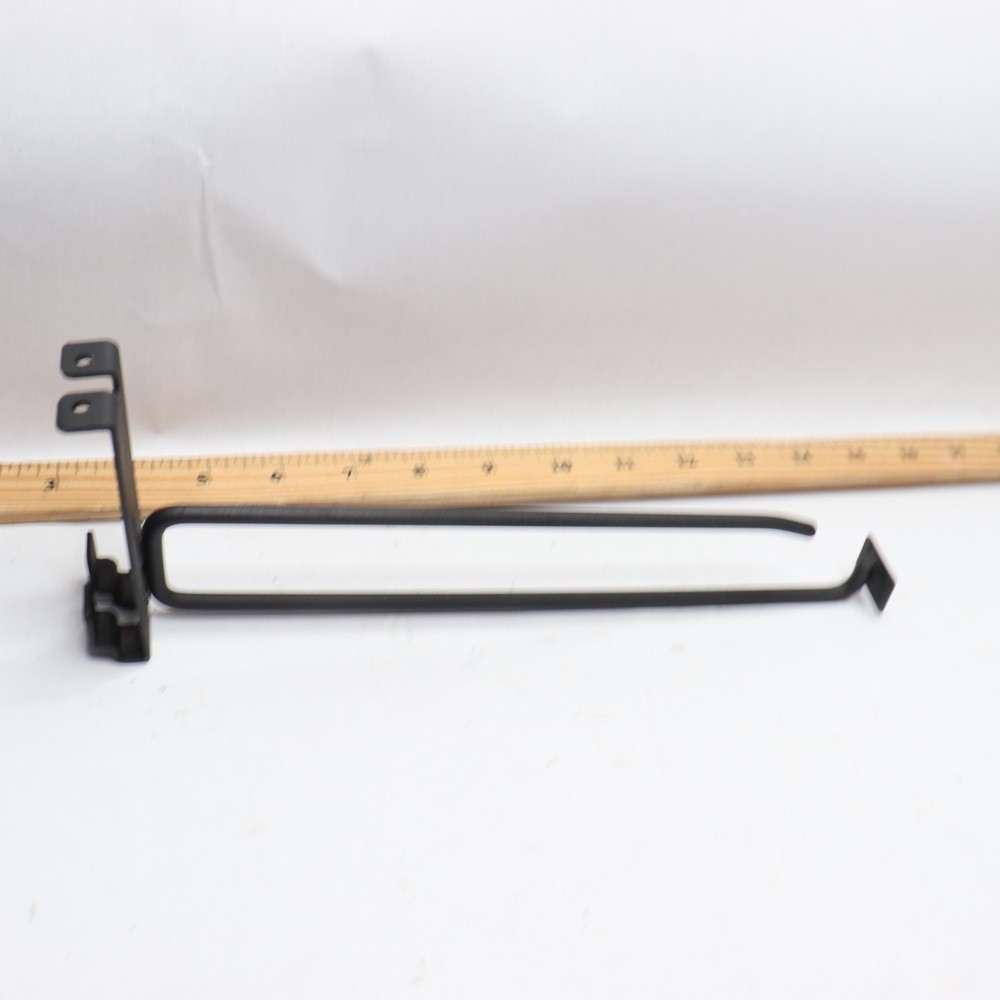 (6-Pk) Peg Board Hook Black 10"